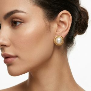 Pendientes Perla Aura Gold