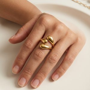 Anillo Doble Gota