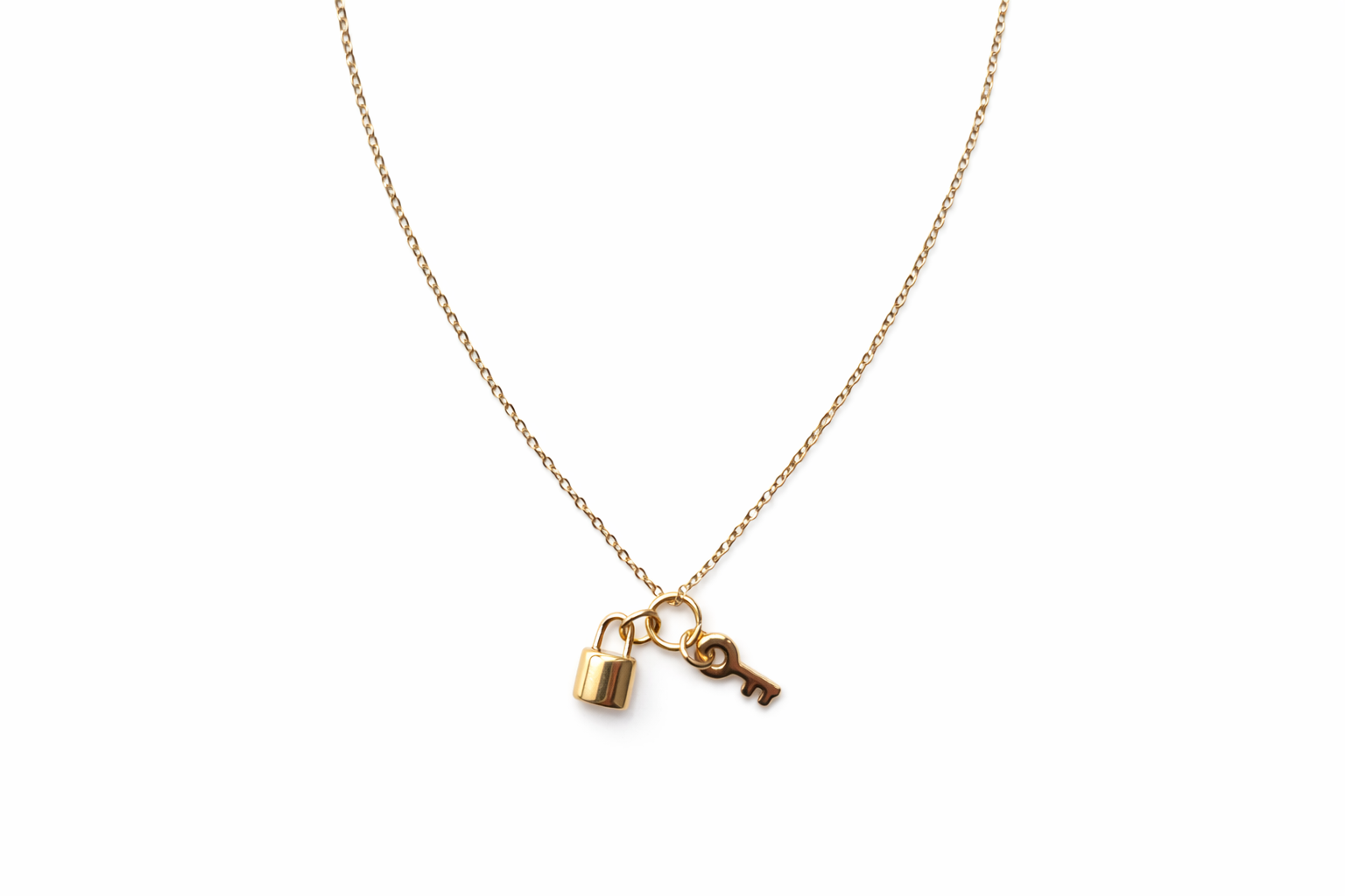 Collar candado y llave