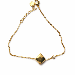 Pulsera Rombo Dorado