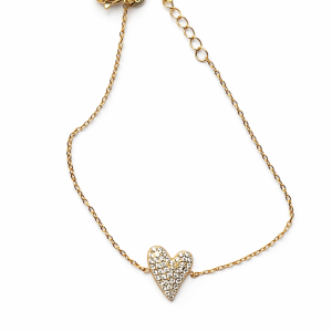 Pulsera Corazón Brilo