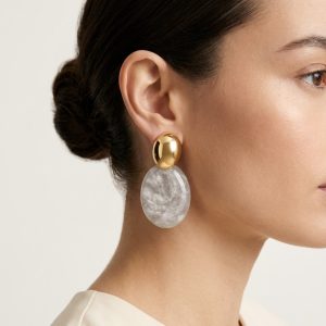 Pendientes Aura blanco