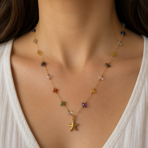 Collar Estrella Marina Multicolor