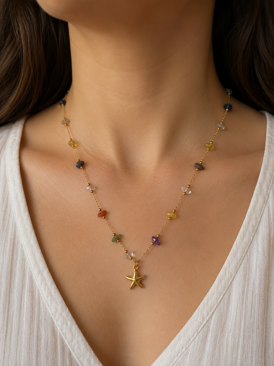Collar Estrella Marina Multicolor