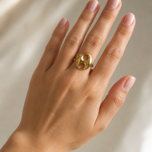 Anillo Equilibrio Dorado