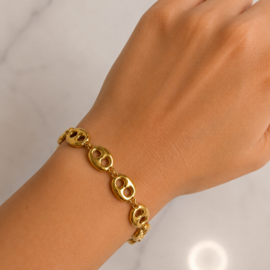 Pulsera Dorada Aura